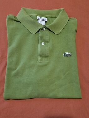 Lacoste Short-Sleeve Polo Green Men's Size 6/XL